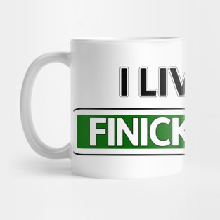 I live on Finicky Fwy Mug